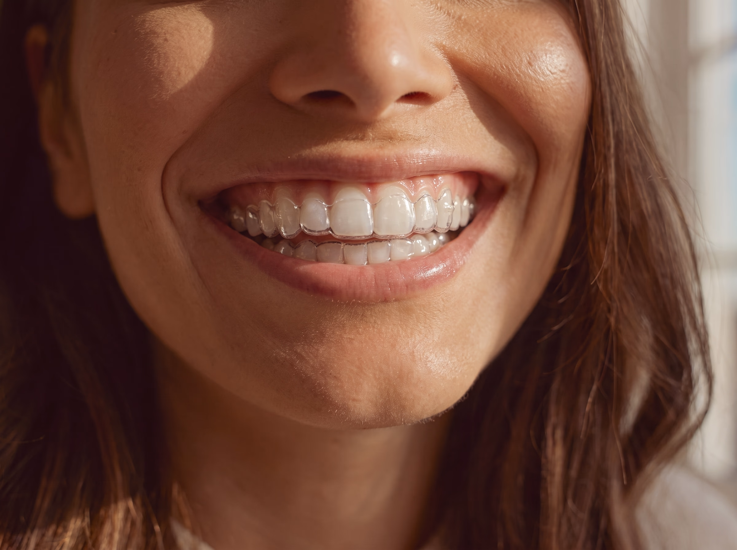 Clear Invisalign aligner